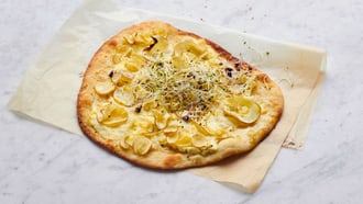 Pizza bianca mit Mascarpone