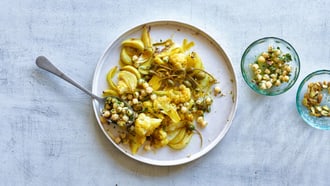 Blumenkohl-Kichererbsen-Salat