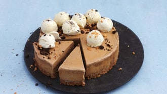 Tourte glacée à l'espresso