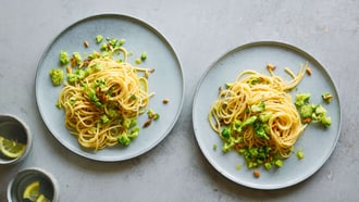 Spaghetti aux brocolis