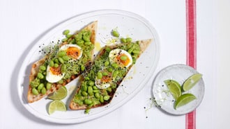 Edamame sur baguette