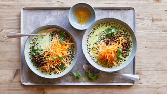 Curry-Linsen-Suppe