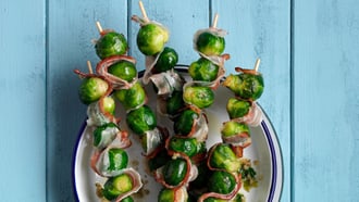 Spiedini di cavoletti con pancetta