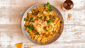 Grill-Nachos mit Käse