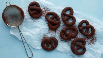 Schoko-Lebkuchen-Bretzeln
