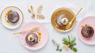 Petits gâteaux au chocolat et au miel de fleur d'oranger