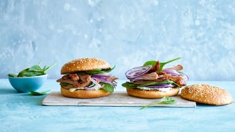 Pulled-Sparerib-Burger