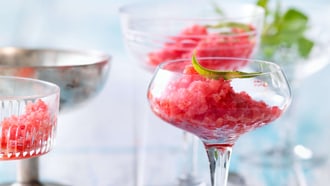Himbeer-Granita mit Verveine