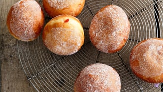Himbeer-Berliner