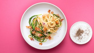 Spaghetti complets à la barba di frate