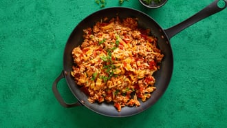 Padellata di cavolo e salsicce