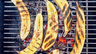 Grillierte Kochbanane