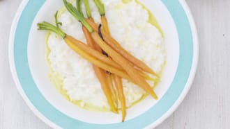 Risotto alla vaniglia con carote