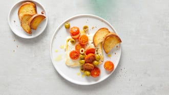 Gebackener Feta mit Cherrytomaten