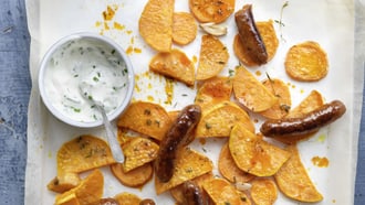 Süsskartoffeln mit Merguez