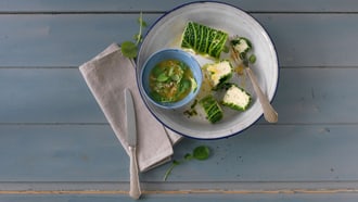 Terrina di merluzzo con salsa al nasturzio