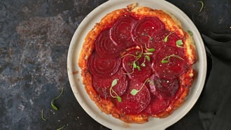Tarte tatin di barbabietole