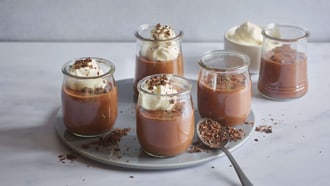 Mousse al cioccolato fondente