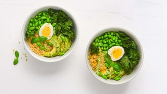 Green buddha bowl