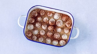 Tiramisù con gelato al caffè