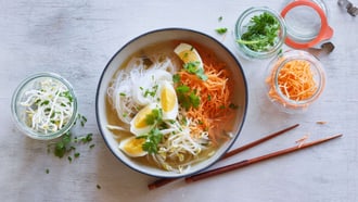 Miso-Glasnudelsuppe