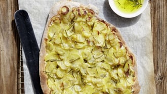 Kartoffeltarte mit Rosmarin
