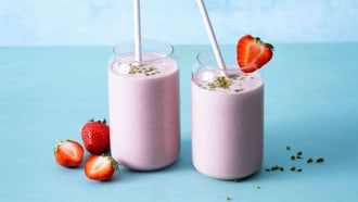 Protein-Erdbeer-Shake