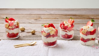 Trifle aux fraises