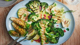 Grillgemüse mit fruchtiger Vinaigrette