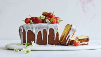 Cake aux fraises