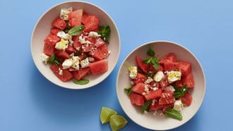 Wassermelonen-Feta-Salat