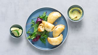 Empanadas au poulet et aux légumes