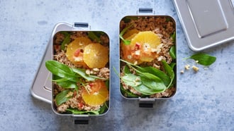 Couscous-Spinat-Salat