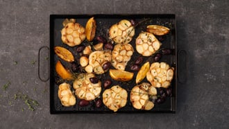 Grillierter Knoblauch