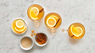 Jus de pomme chaud
