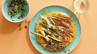 Spargelstreifenrösti