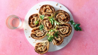 Escargots au lard et aux poires