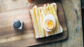 Spargelcanapé