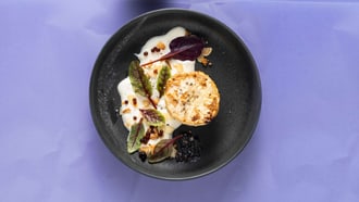 Ofensellerie mit Frischkäsesauce