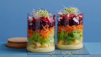 Salade étagée