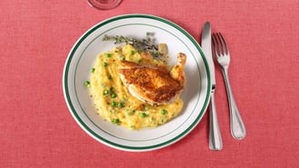 Poulet mit Thymianbutter