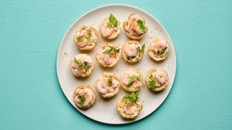 Apéro-Tartelettes mit Crevetten