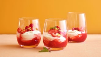 Erdbeer-Zitronen-Creme