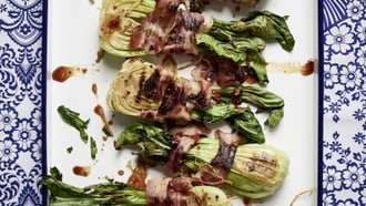 Pak-choï au lard