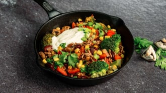 Chili con carne proteico