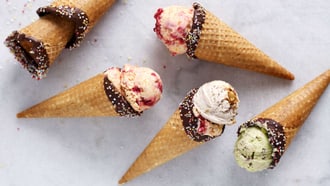 Aprikosen-Joghurt-Glace