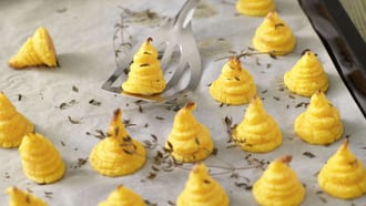 Herzoginnenkartoffeln mit Kürbis