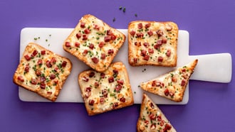 Flammkuchentoast