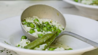 Risotto ai piselli