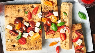 Mozzarella-Kräuter-Focaccia